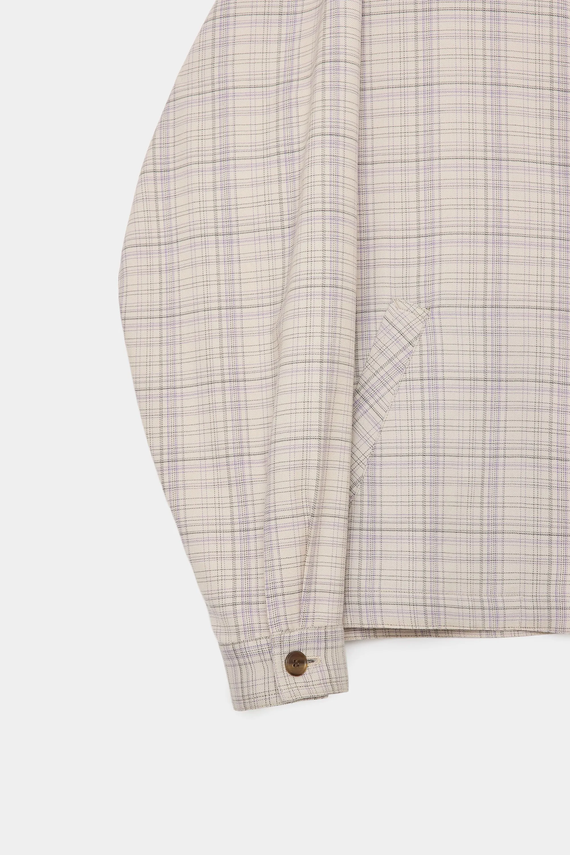 A24C11BL01C ORGANIC WOOL CHECK VIYELLA SPORTS JACKET