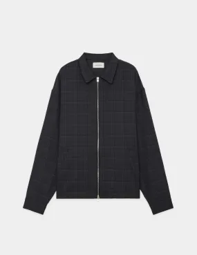A24C11BL01C ORGANIC WOOL CHECK VIYELLA SPORTS JACKET