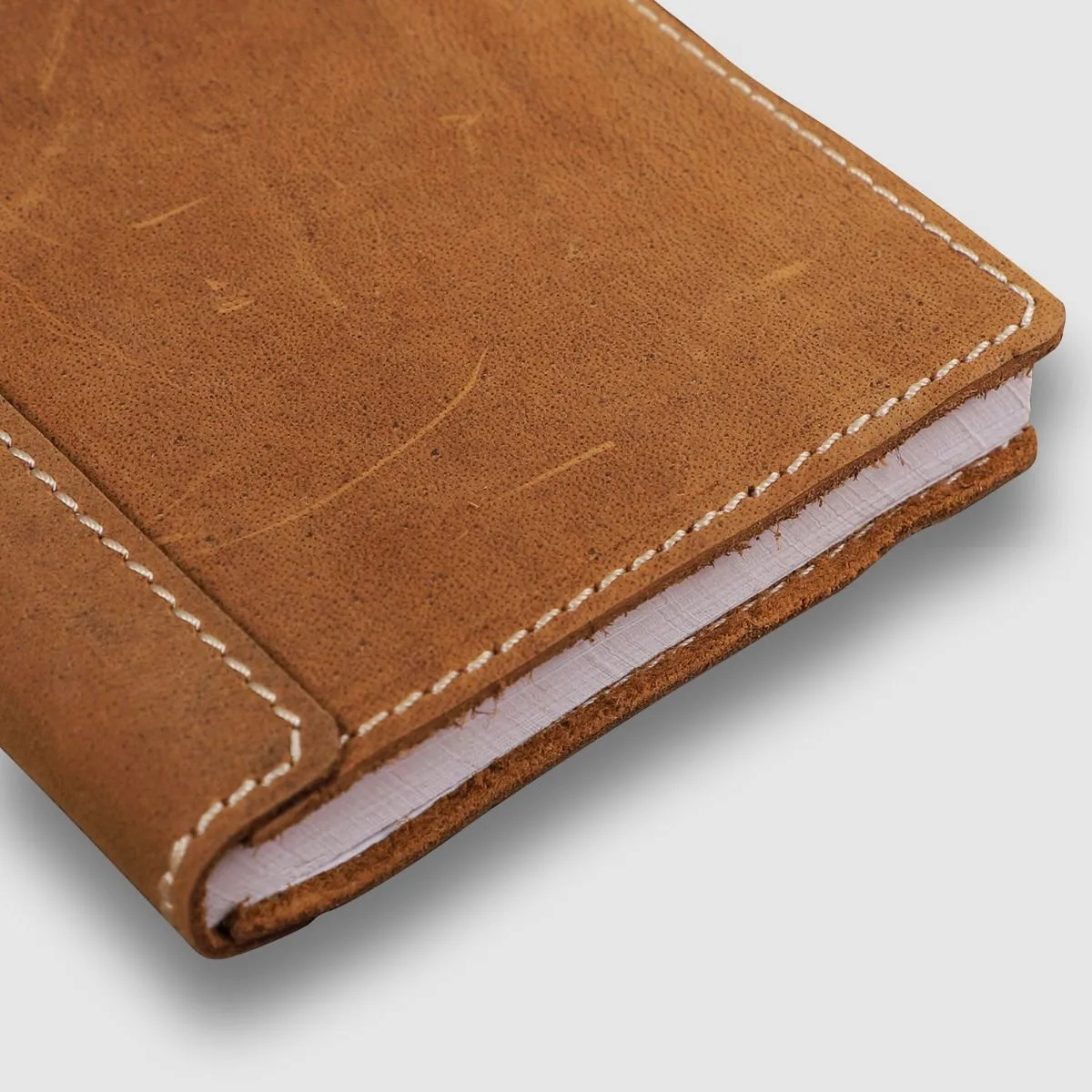 A6 Leather Art Pad- Tan Brown