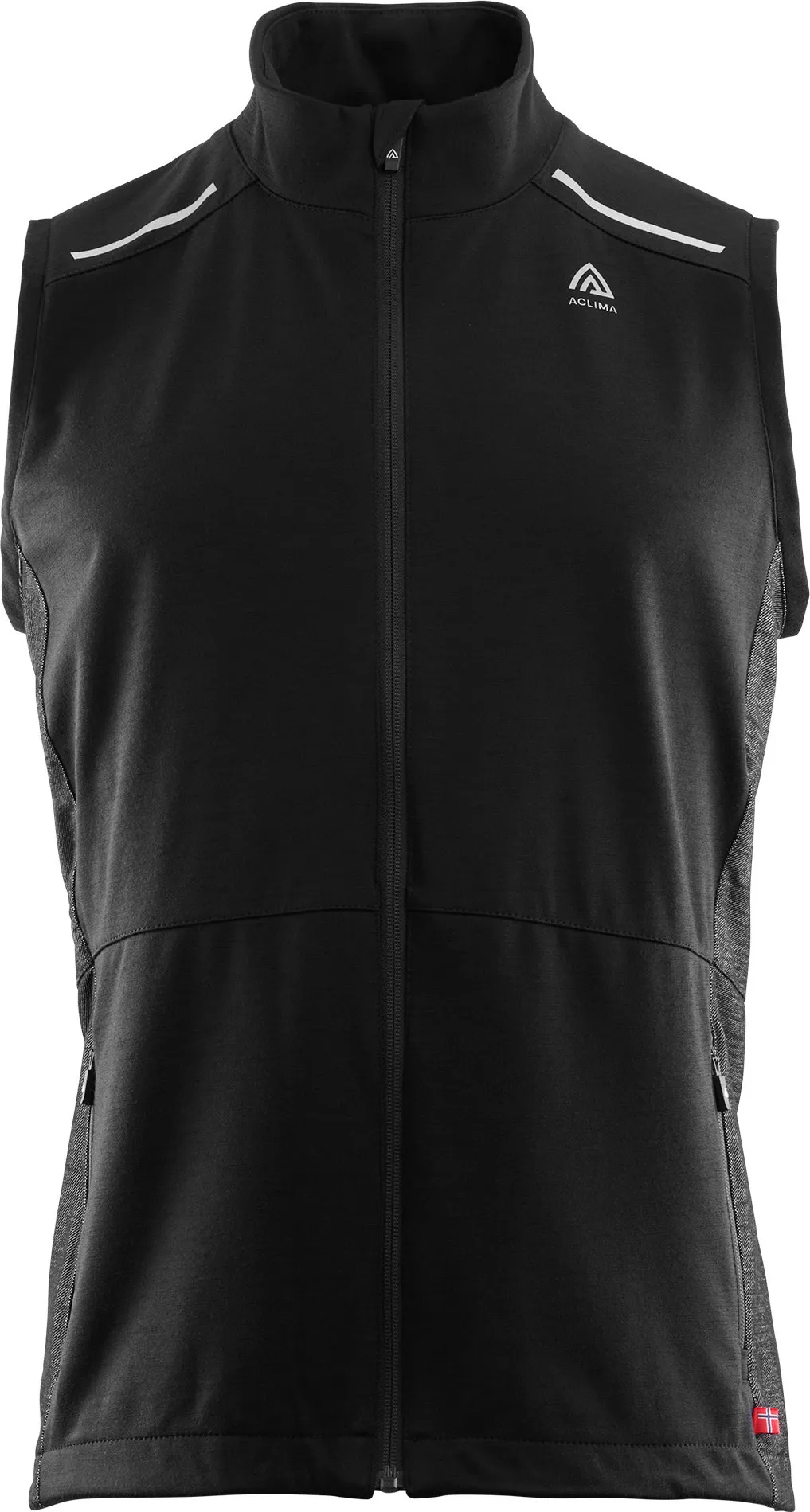 Aclima FlexWool Sports Vest Man Jet Black | Buy Aclima FlexWool Sports Vest Man Jet Black here | Outnorth
