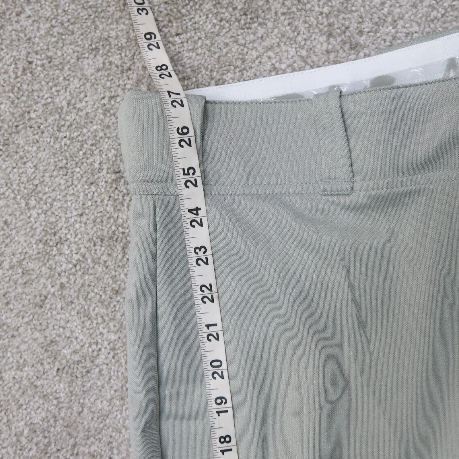 Adidas Men Tapered Leg Pant Baseball Knee Length Athlete Sports Gray Size Medium