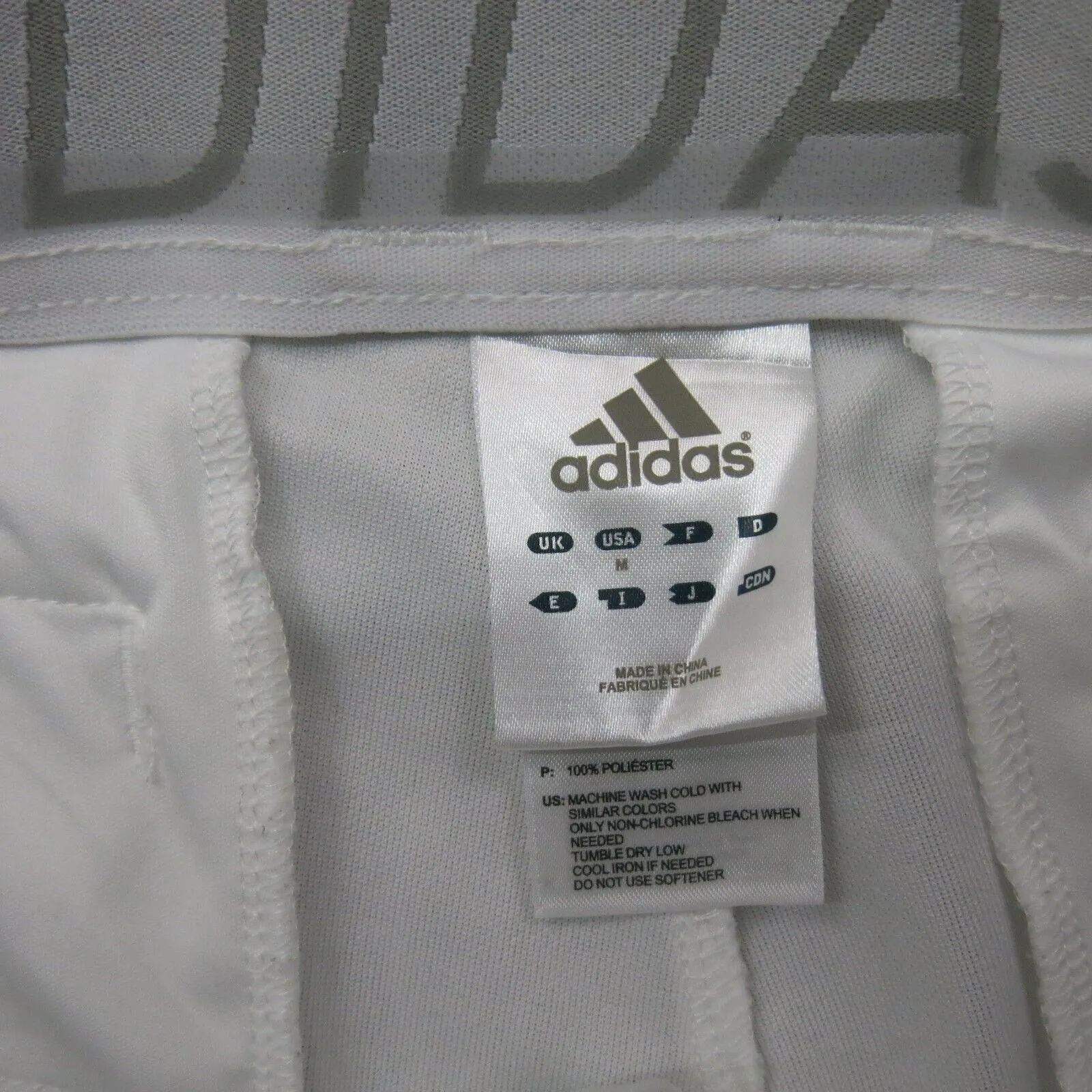 Adidas Men Tapered Leg Pant Baseball Knee Length Athlete Sports White Size M