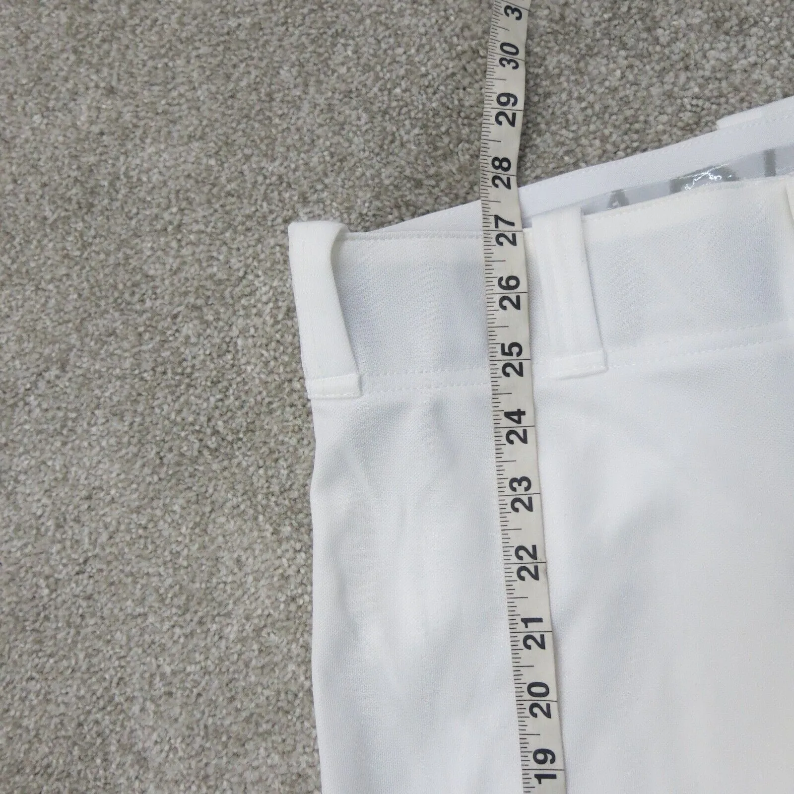 Adidas Men Tapered Leg Pant Baseball Knee Length Athlete Sports White Size M