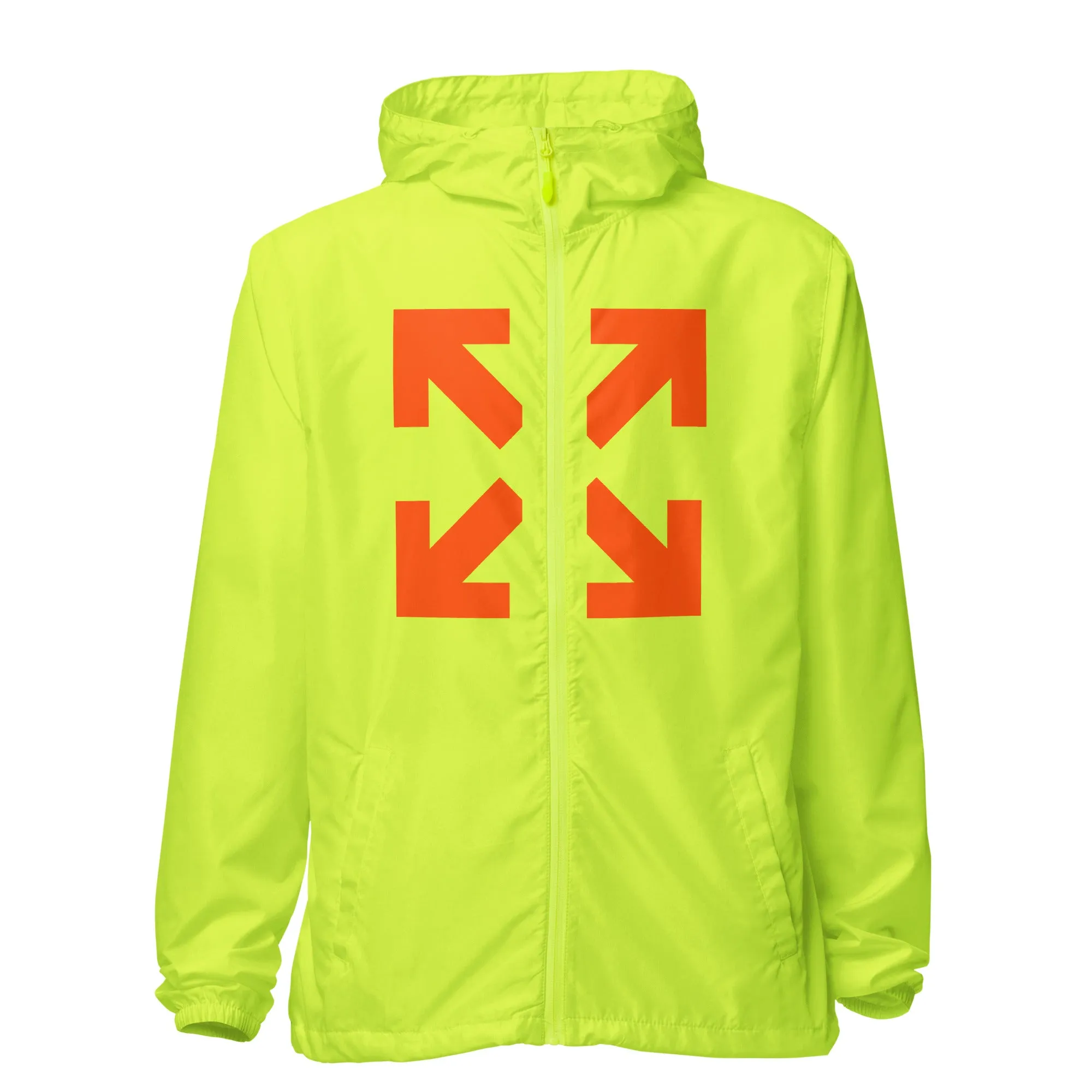 Black Mogul Under Construction Unisex lightweight zip up windbreaker