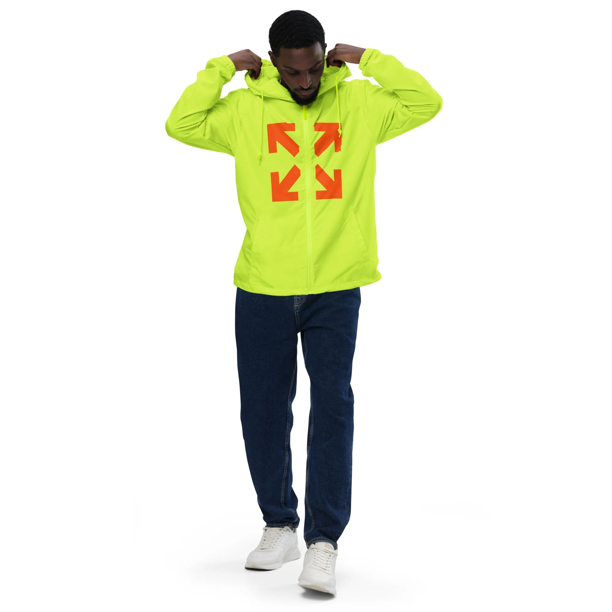 Black Mogul Under Construction Unisex lightweight zip up windbreaker