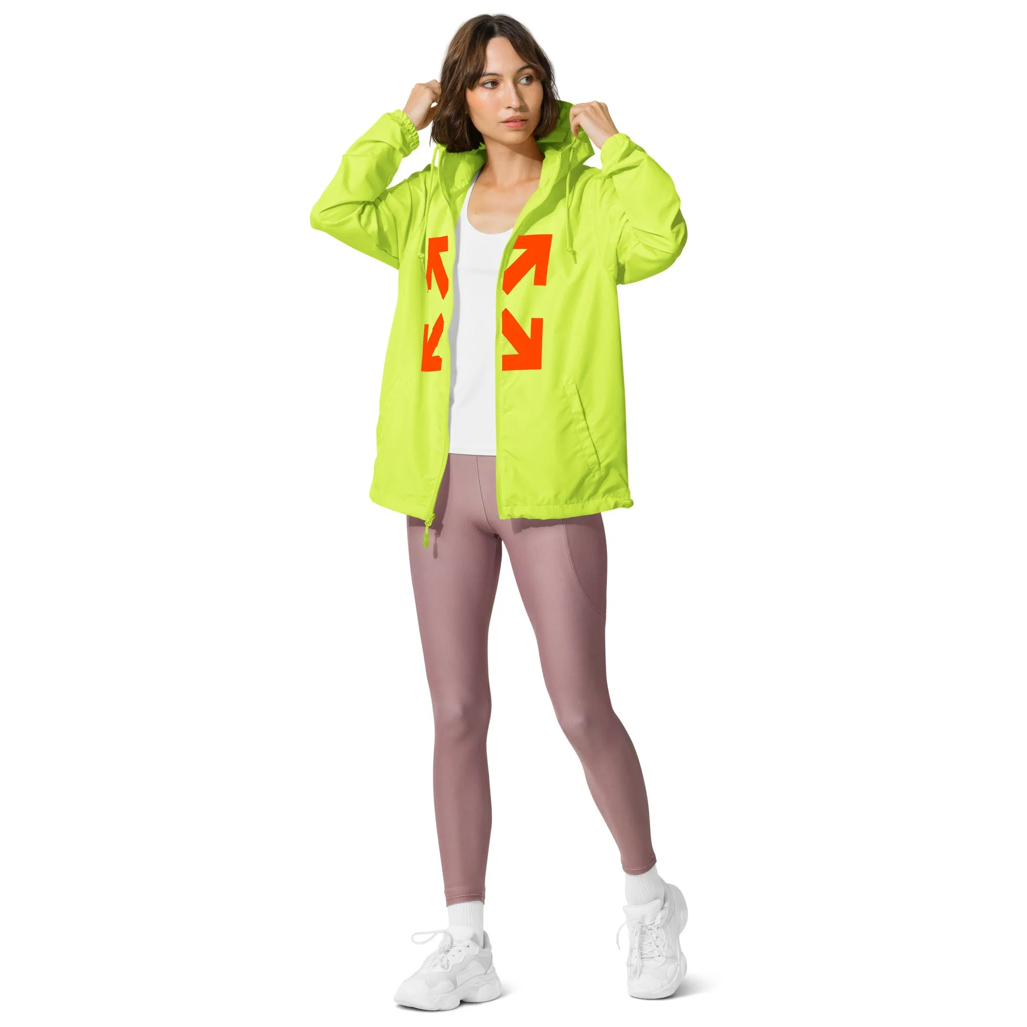 Black Mogul Under Construction Unisex lightweight zip up windbreaker