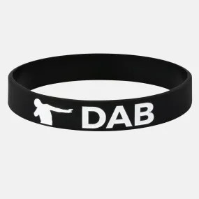 DAB black and white wristband