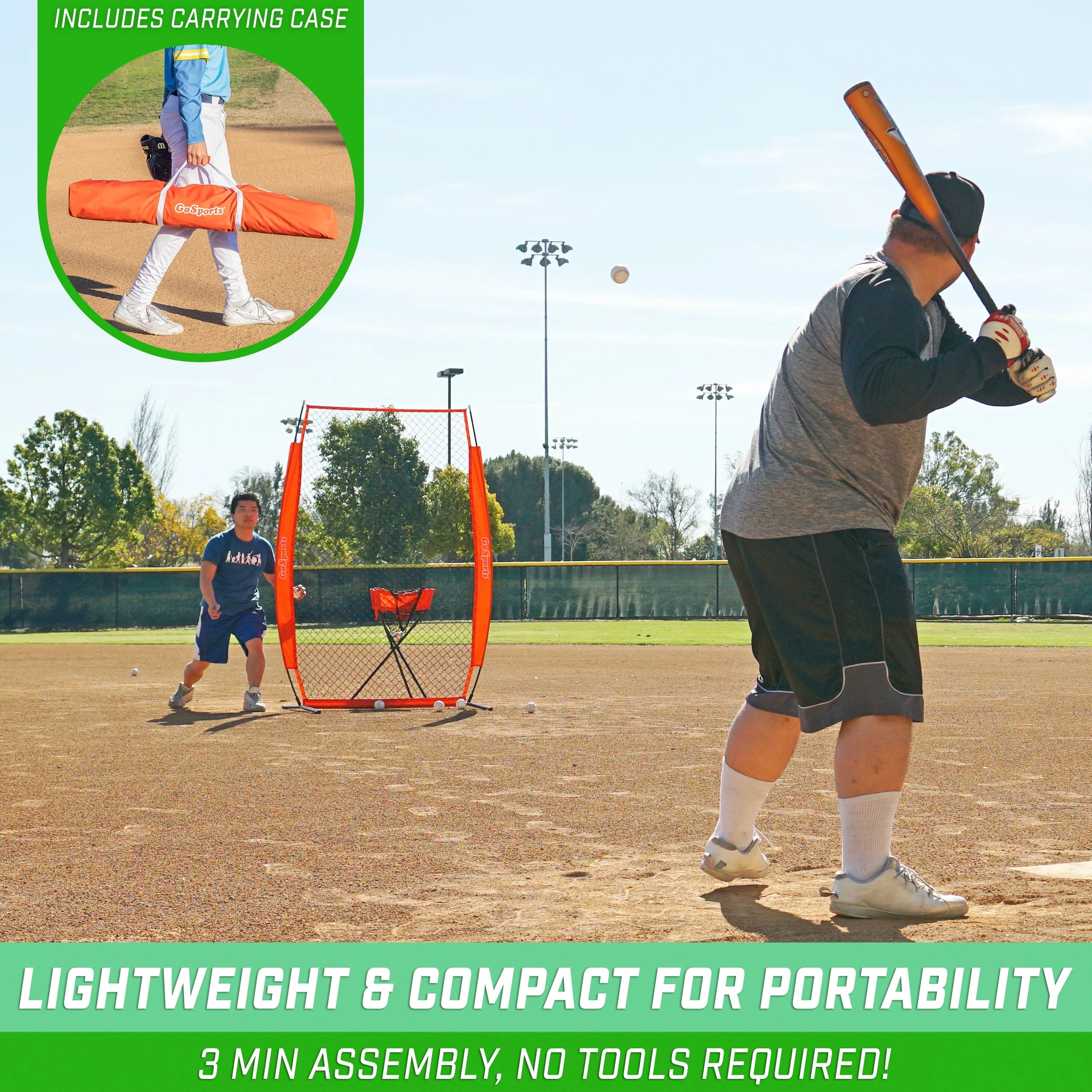 GoSports 7 ft x 4 ft I-Screen - Baseball & Softball
