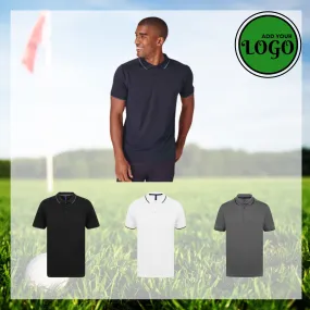 Henbury HiCool® Premium Tipped Polo Shirt