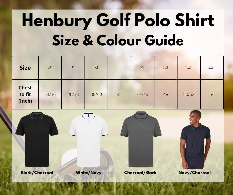 Henbury HiCool® Premium Tipped Polo Shirt