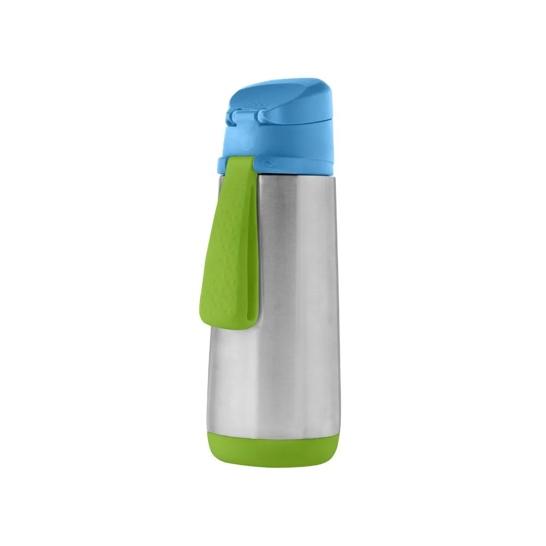 Insulated Sport Spout Drink Water Bottle 500ml Blue