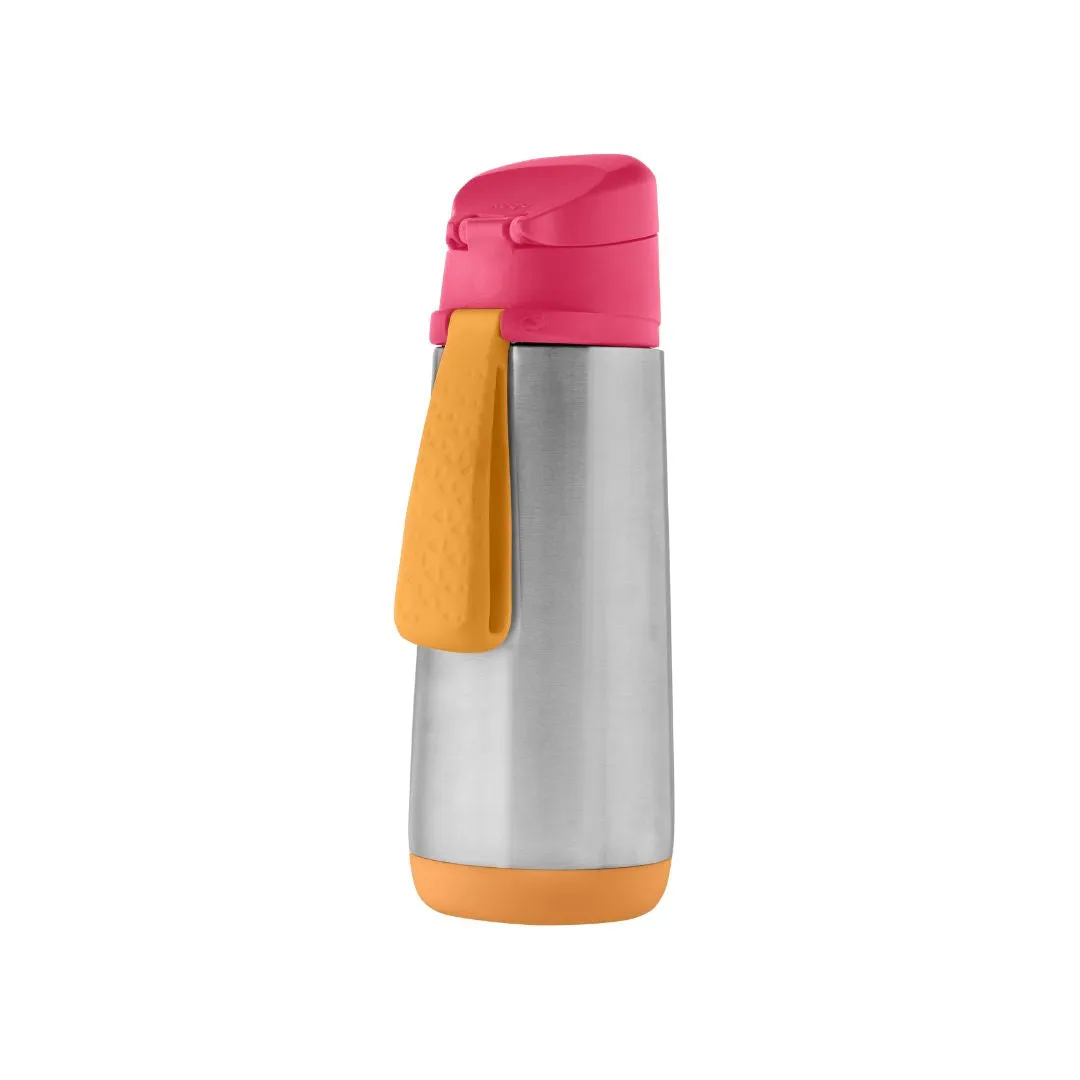 Insulated Sport Spout Drink Water Bottle 500ml Shake Pink