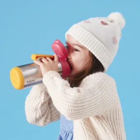 Insulated Sport Spout Drink Water Bottle 500ml Shake Pink
