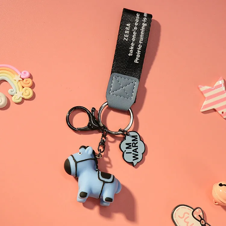 Kawaii Horse Keychains Galore