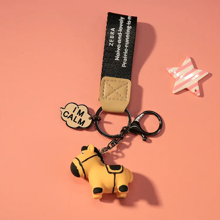 Kawaii Horse Keychains Galore