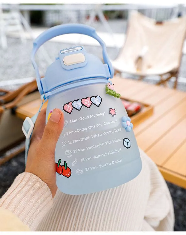 Kawaii Hydration Buddy Water Bottle