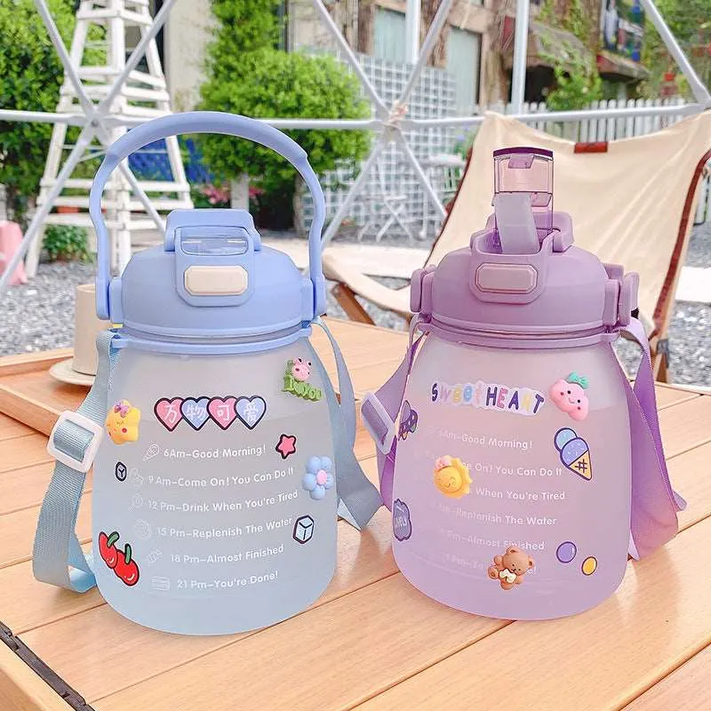 Kawaii Hydration Buddy Water Bottle