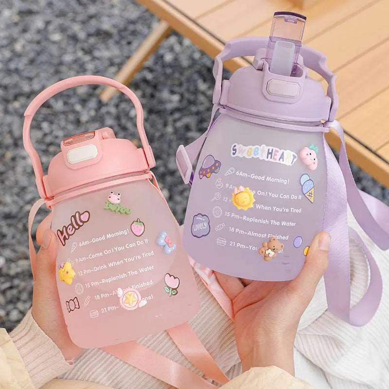 Kawaii Hydration Buddy Water Bottle