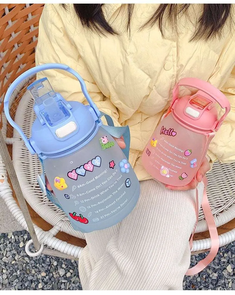 Kawaii Hydration Buddy Water Bottle