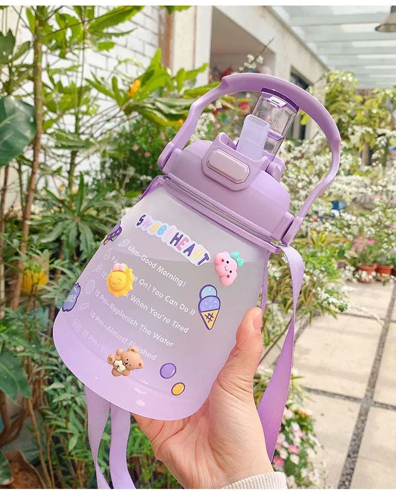 Kawaii Hydration Buddy Water Bottle