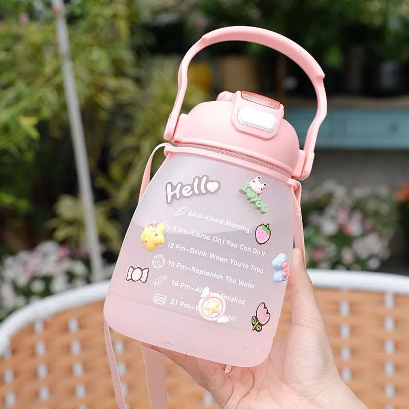 Kawaii Hydration Buddy Water Bottle