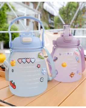 Kawaii Hydration Buddy Water Bottle
