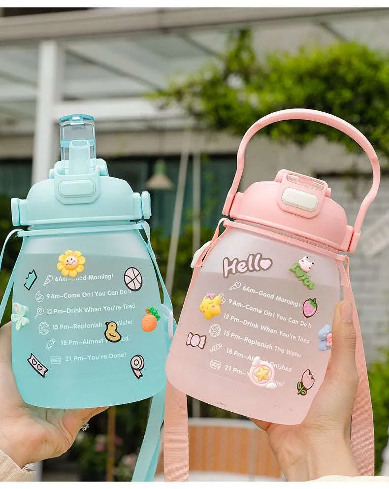 Kawaii Hydration Buddy Water Bottle