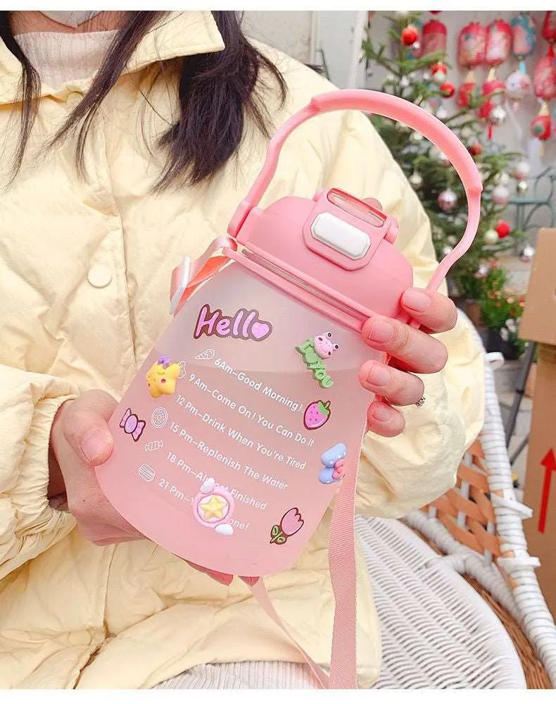 Kawaii Hydration Buddy Water Bottle