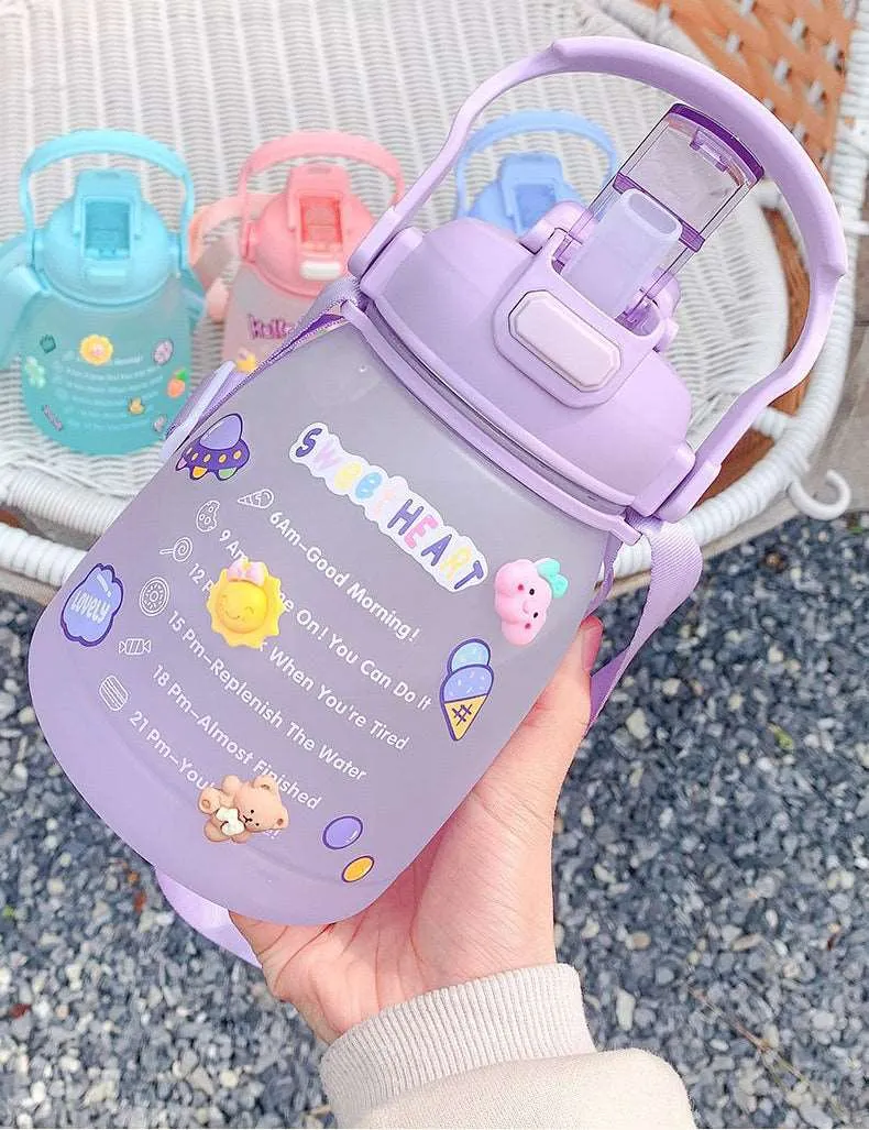 Kawaii Hydration Buddy Water Bottle