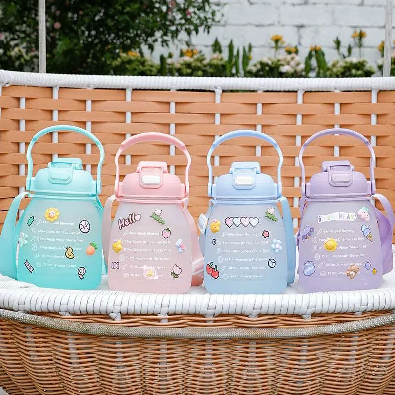 Kawaii Hydration Buddy Water Bottle