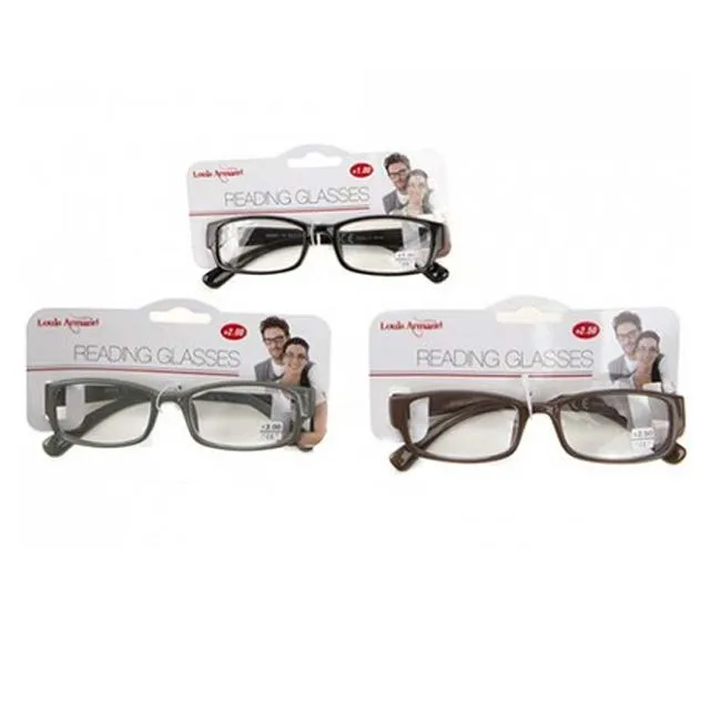 Mens Plastic Frame Reading Glasses