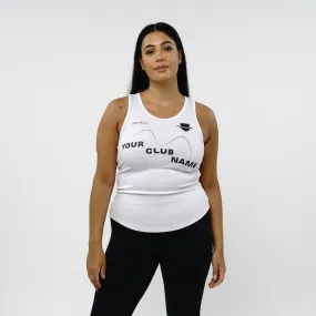 Omnitau Woen's Core Crew Neck Athletics Vest - White