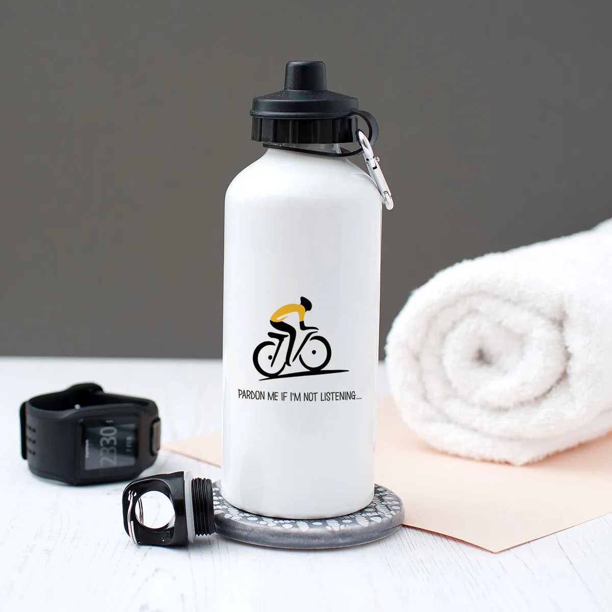 Personalised 'Tour De … ' Cycle Water Bottle