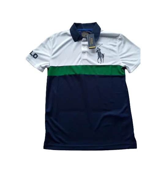 Polo Ralph Lauren Men's Classic Fit Performance Polo Shirt (Pure White Multi)
