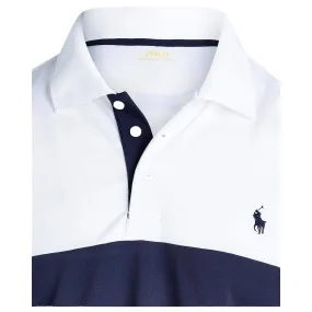 Polo Ralph Lauren Men's Classic Fit Performance Polo Shirt (Pure White Multi)