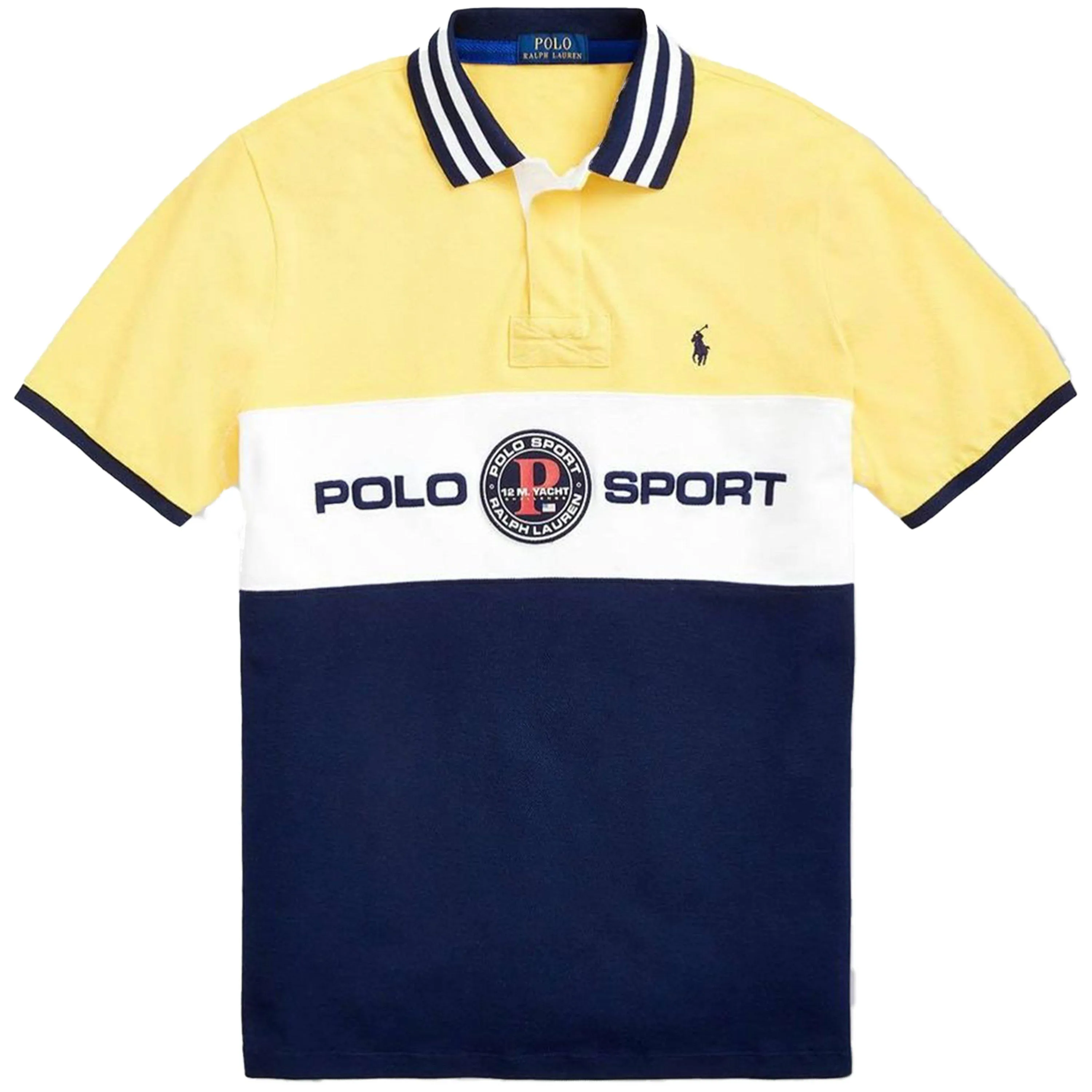 Polo Ralph Lauren Men's Custom Slim-Fit Mesh Polo (White - US SIZE: Small)