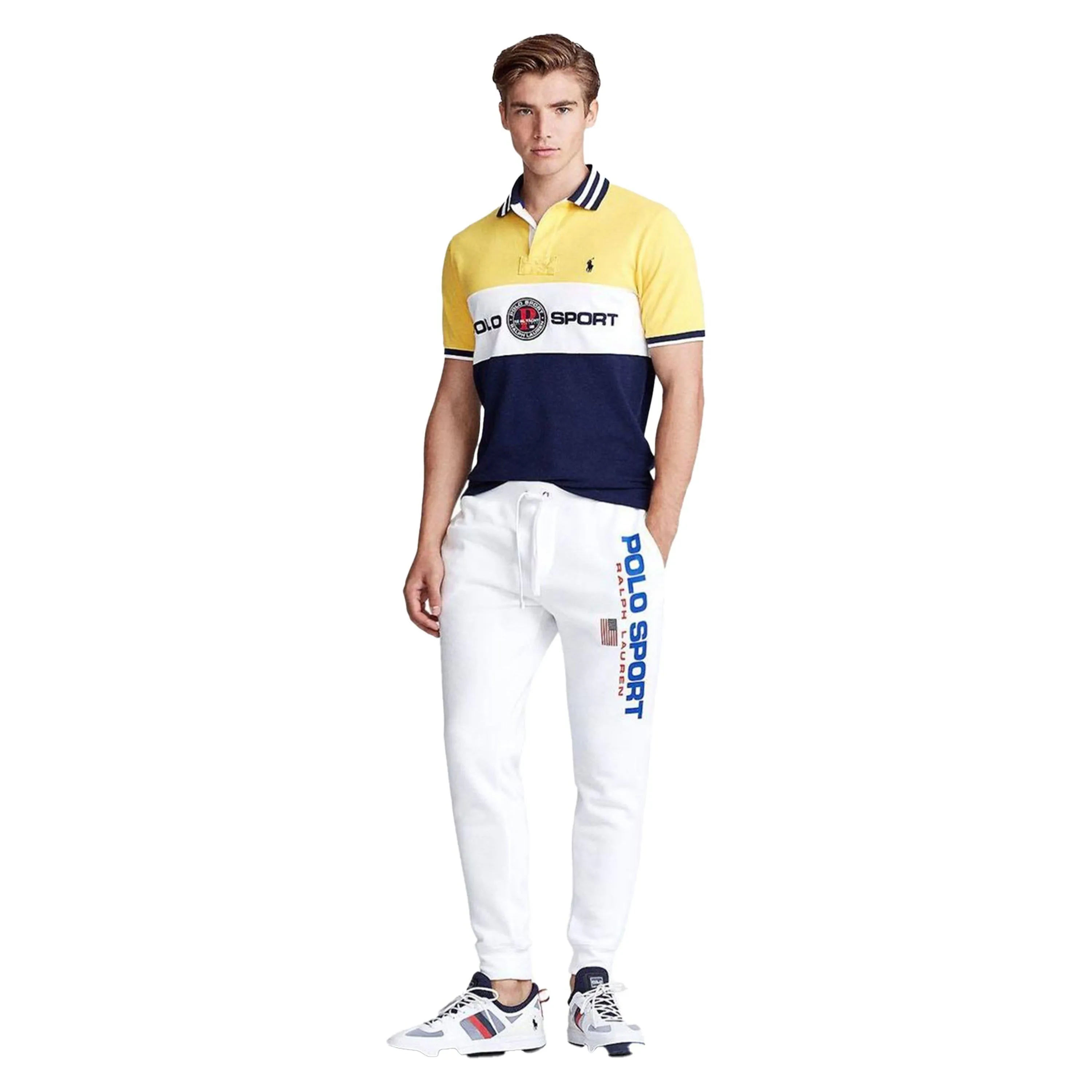 Polo Ralph Lauren Men's Custom Slim-Fit Mesh Polo (White - US SIZE: Small)