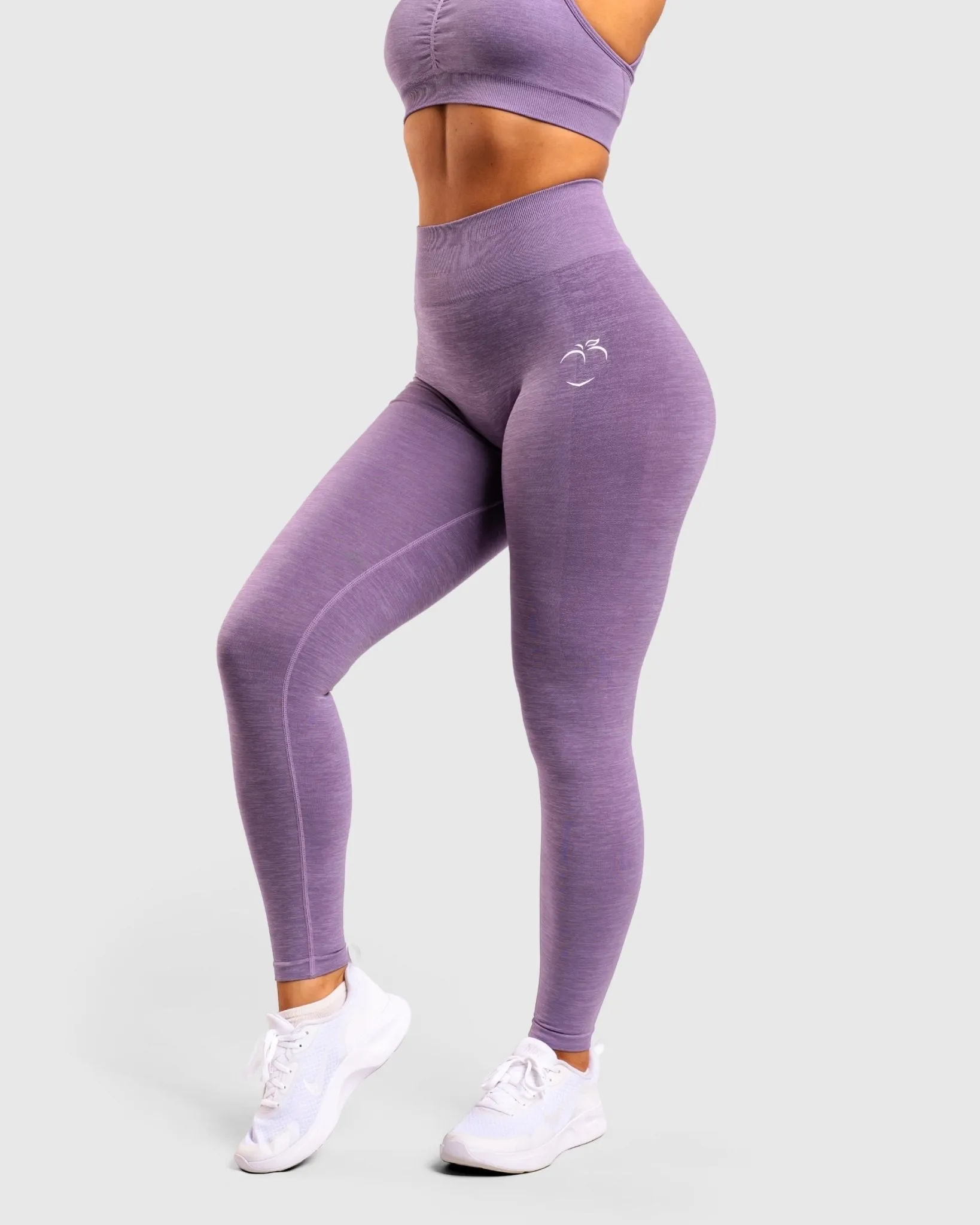 Purple Ease Mid Waist Tights