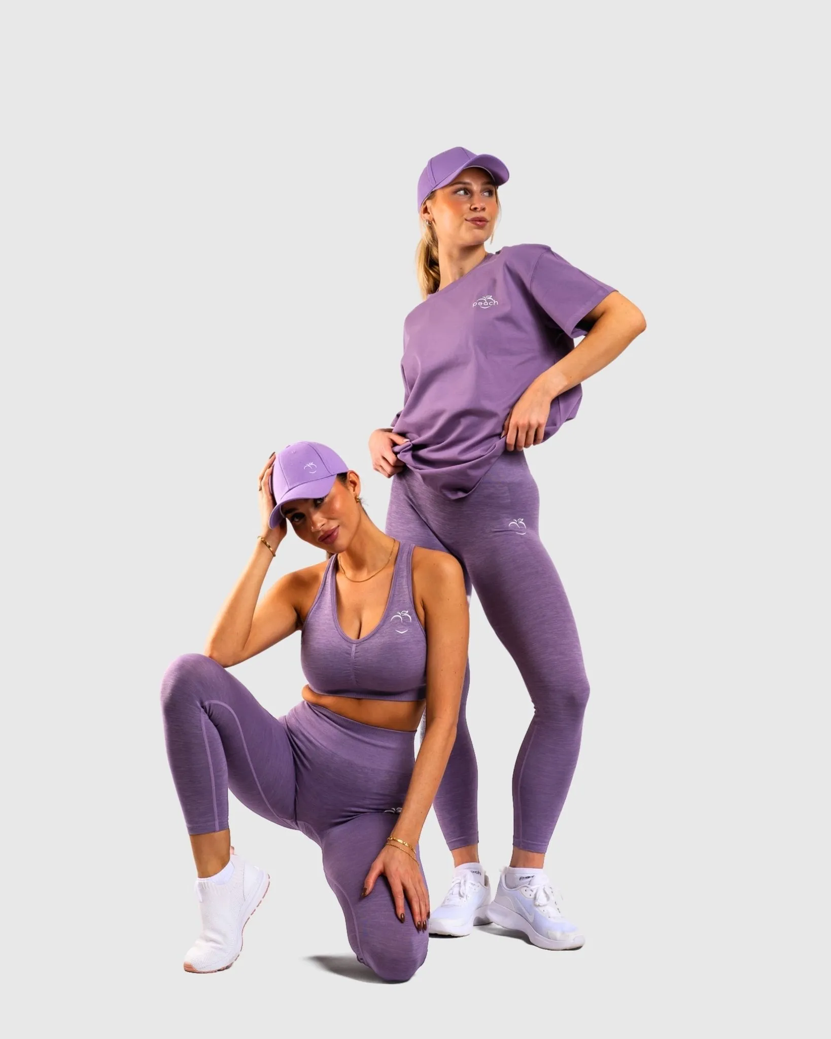 Purple Ease Mid Waist Tights