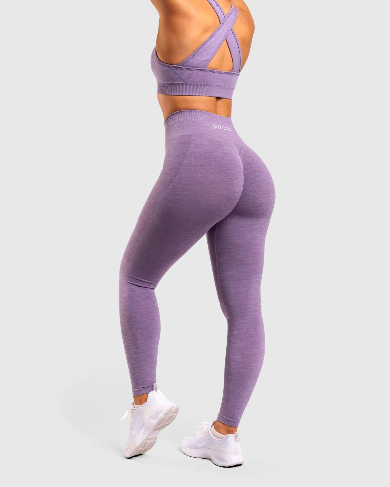 Purple Ease Mid Waist Tights