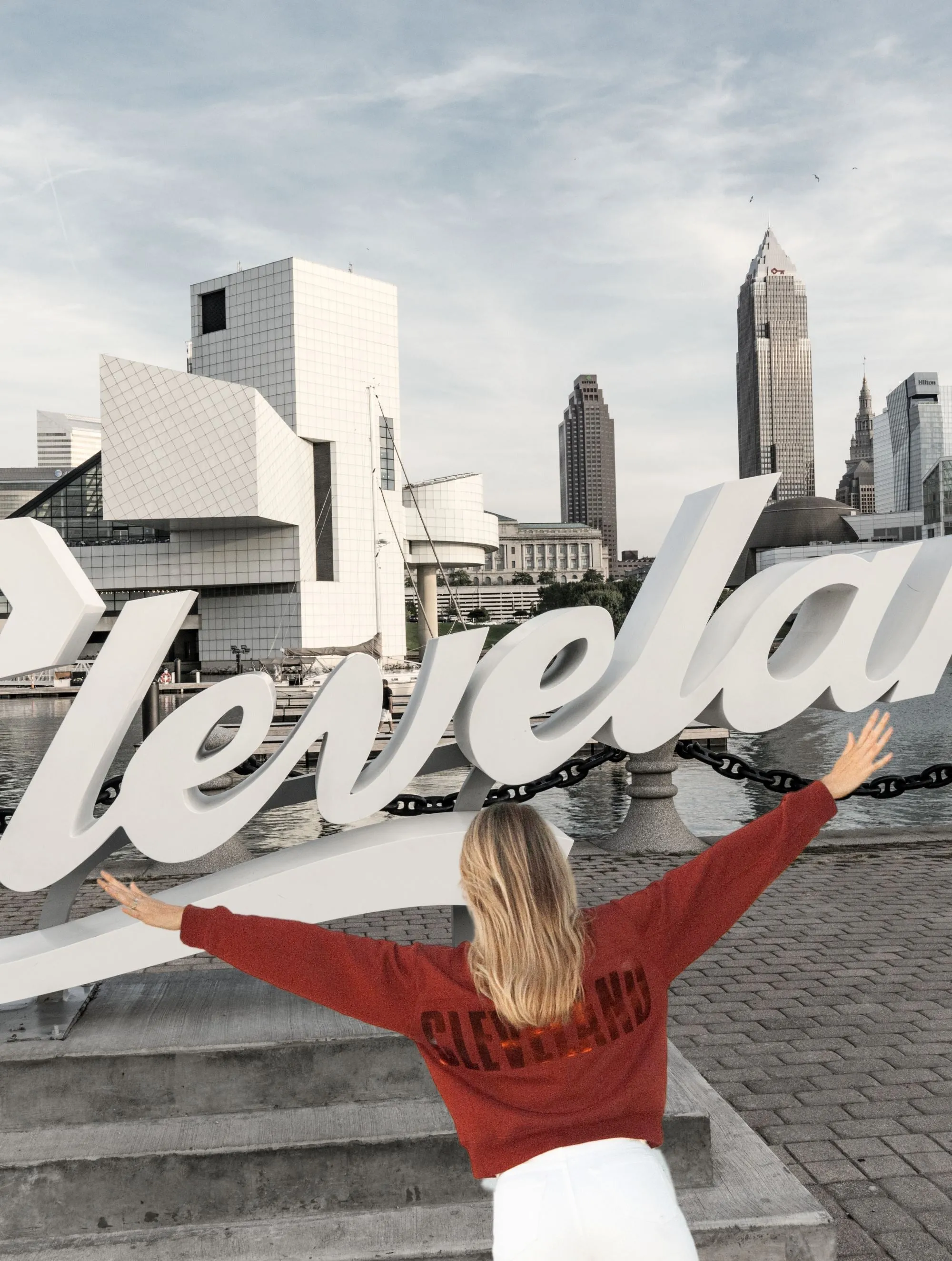 Rework Cleveland Browns Women's Sweatshirt
