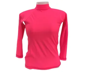 Rip Curl Rash vest long Sleeve Surf T-Shirt (Pink - Size 16)