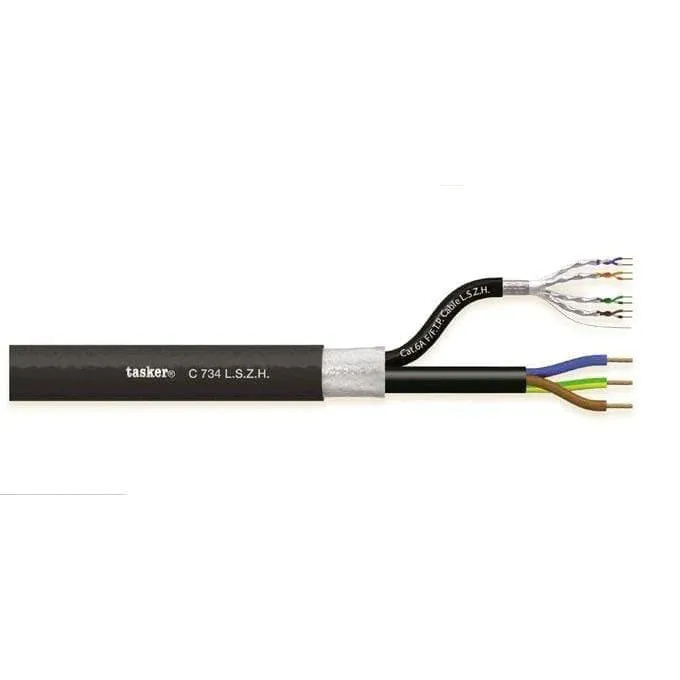 Tasker C734 LSZH Komby LAN Cable 3x1.5mm2 - 100m