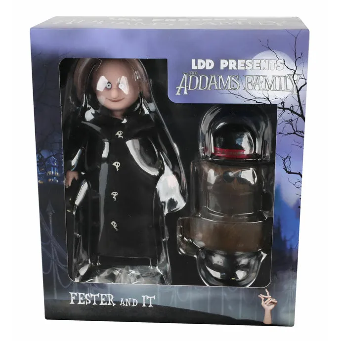 The Addams Family Uncle Fester and Cousin It Living Dead Doll Two Pack
