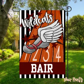 Track Garden Flag