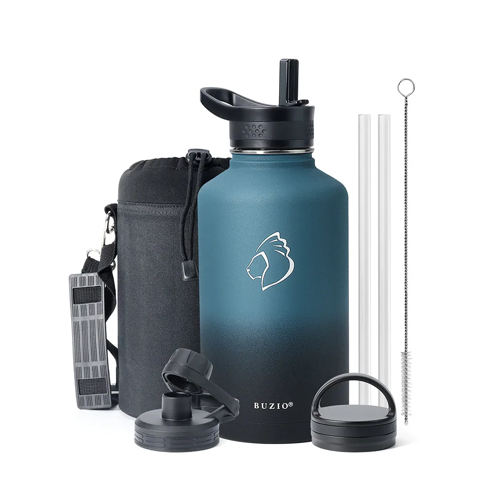 Trio Series Water Bottle with 3 Lids | 64oz