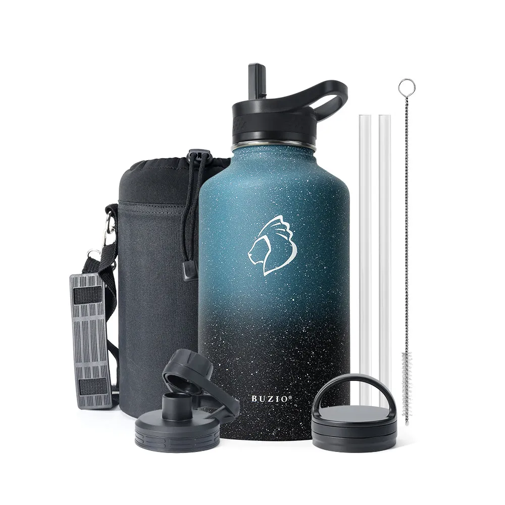 Trio Series Water Bottle with 3 Lids | 64oz