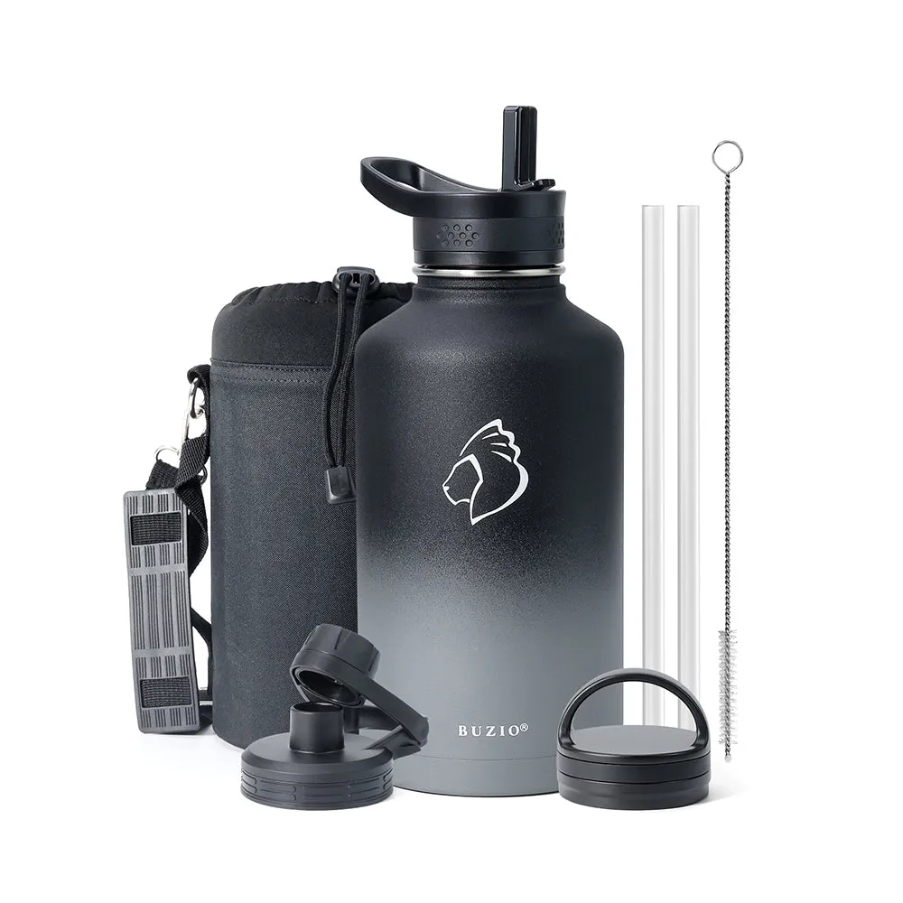 Trio Series Water Bottle with 3 Lids | 64oz
