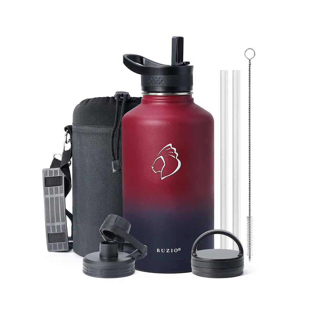 Trio Series Water Bottle with 3 Lids | 64oz