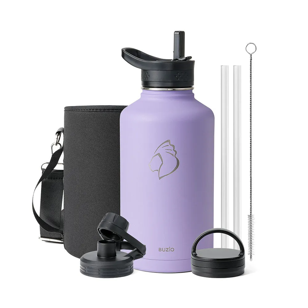 Trio Series Water Bottle with 3 Lids | 64oz